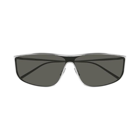 NEW SL 605LUNA 001 SAINT LAURENT SUNGLASSES WOMEN SQUARE SILVER EYEWEAR - Picture 3 of 4